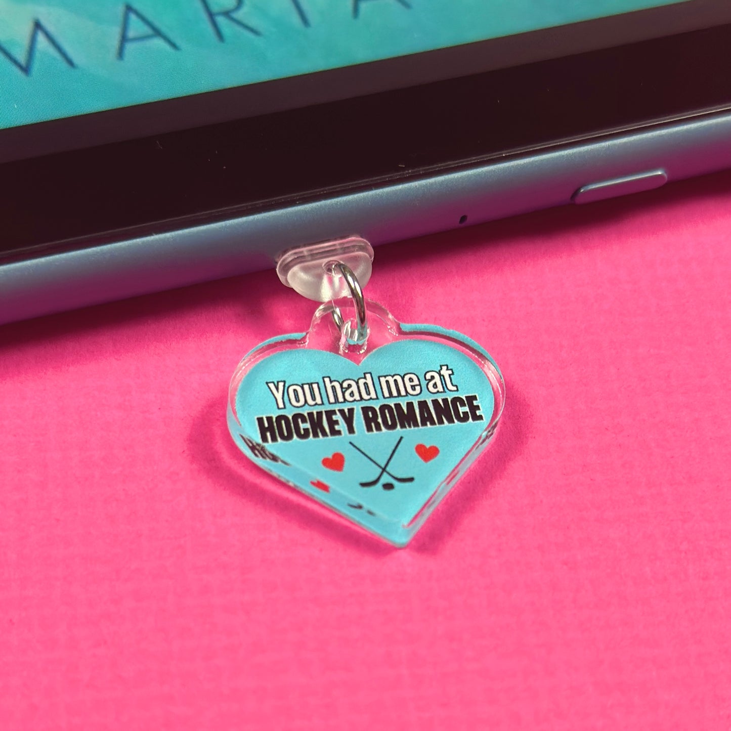 Hockey Romance Kindle Charm