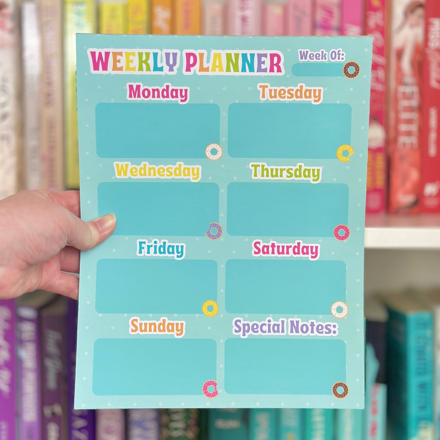Donut Weekly Planner Notepad