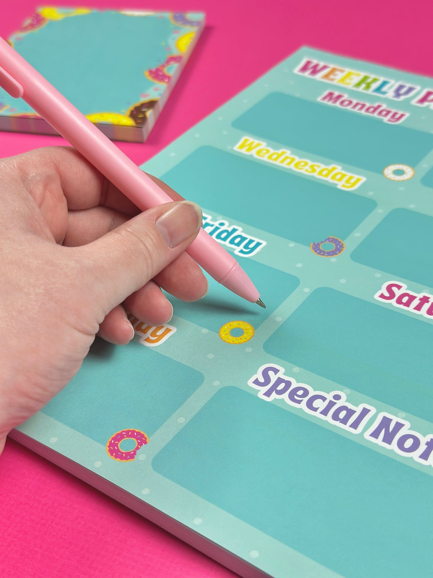 Donut Weekly Planner Notepad