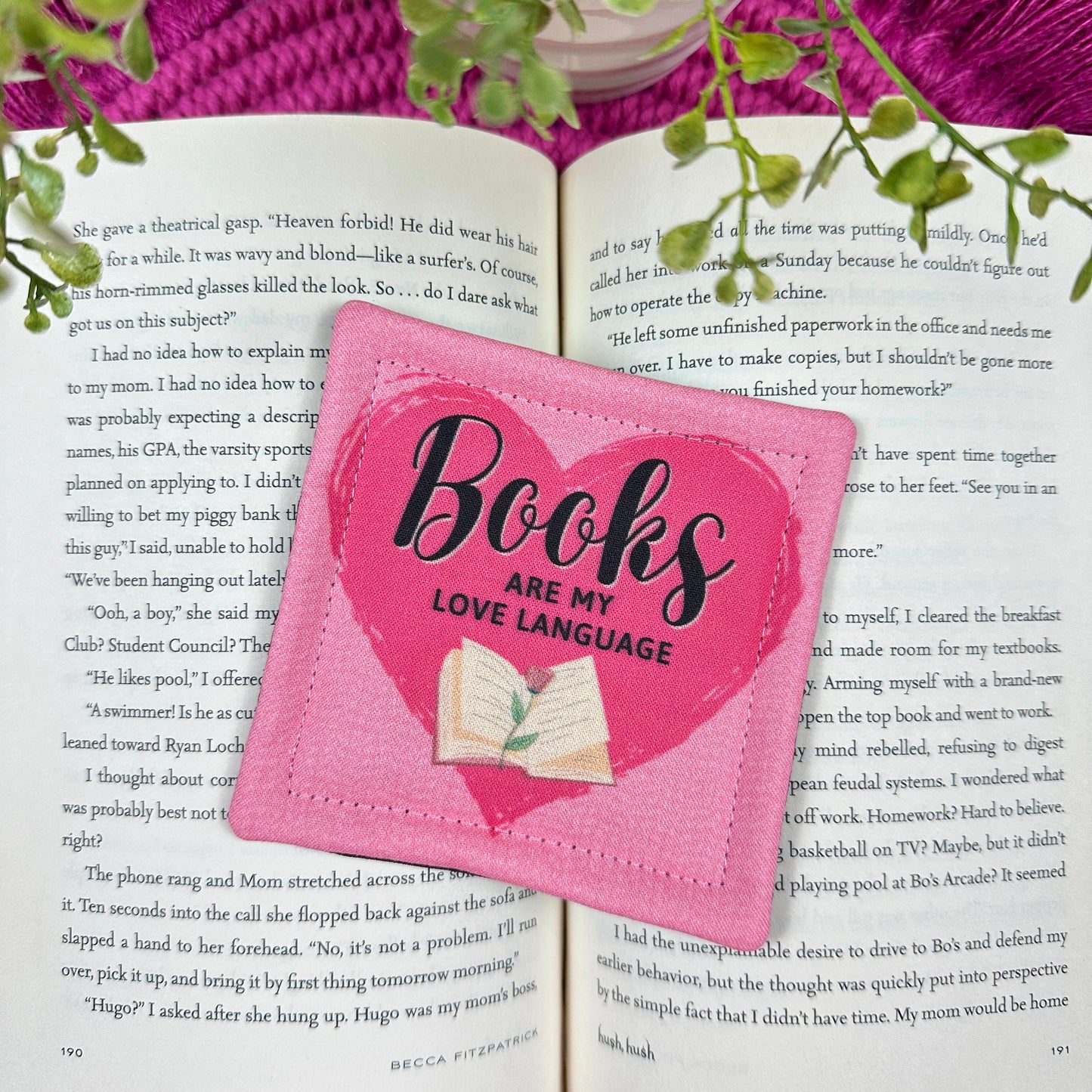 Books are my Love Language Mug Rug