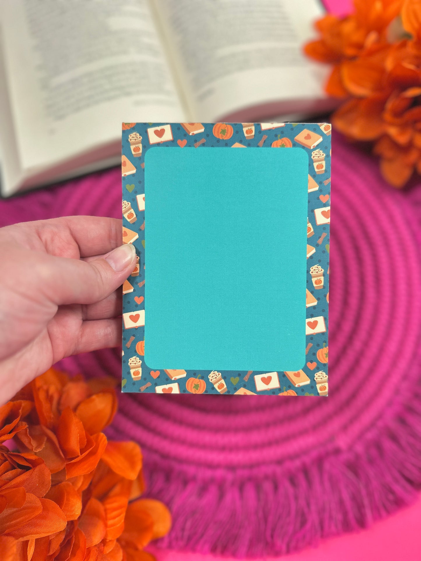 Pumpkins & Coffee Stationery Set