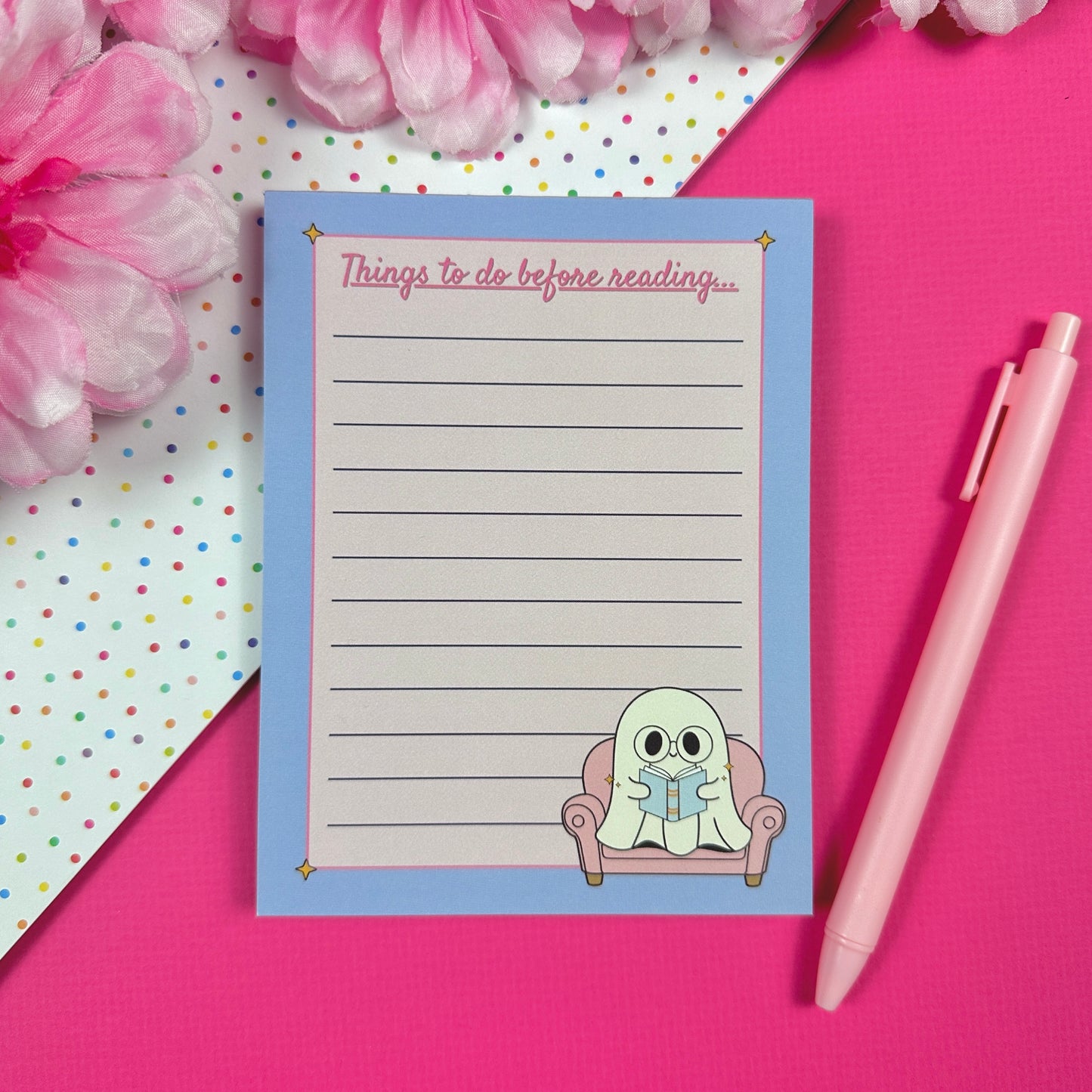 Ghost Reading Stationery