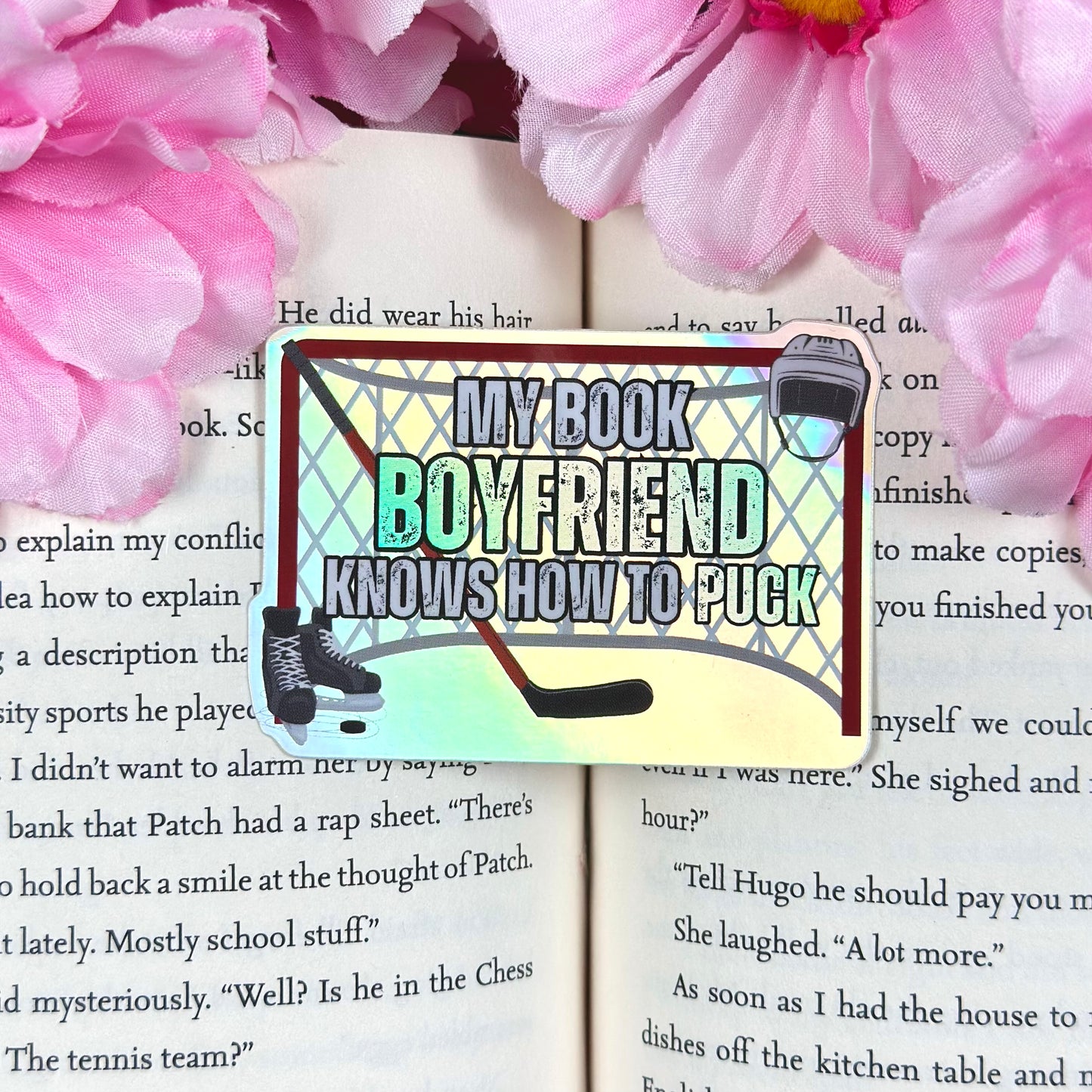 Hockey Romance Vinyl Sticker