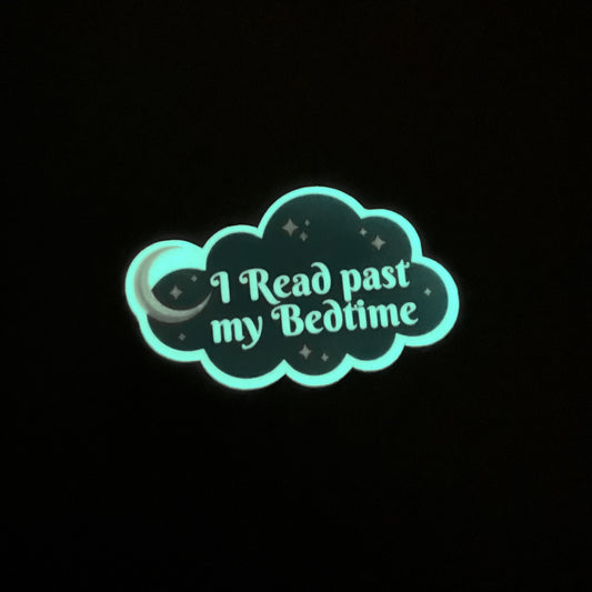 Read Past My Bedtime Vinyl Sticker
