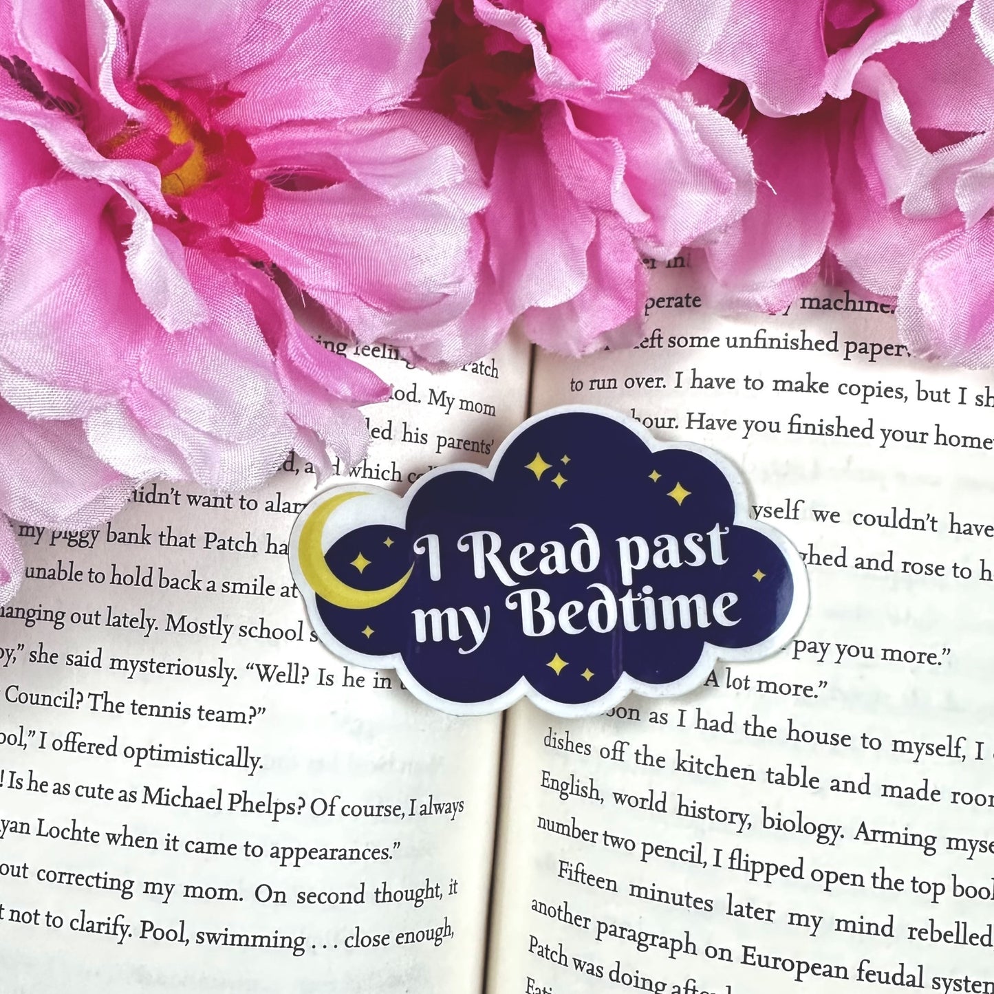 Glow in the Dark Bookish Vinyl Sticker