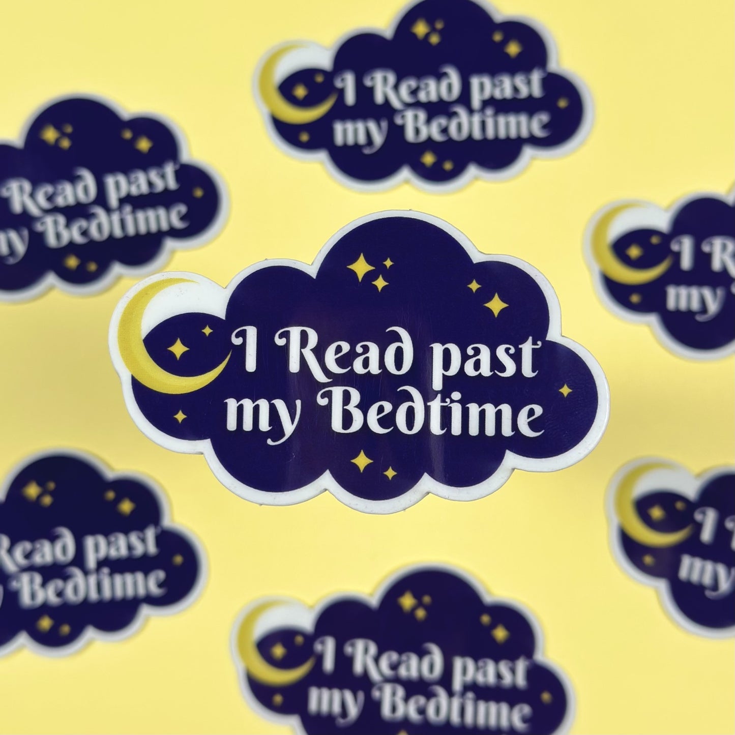 Read Past My Bedtime Vinyl Sticker
