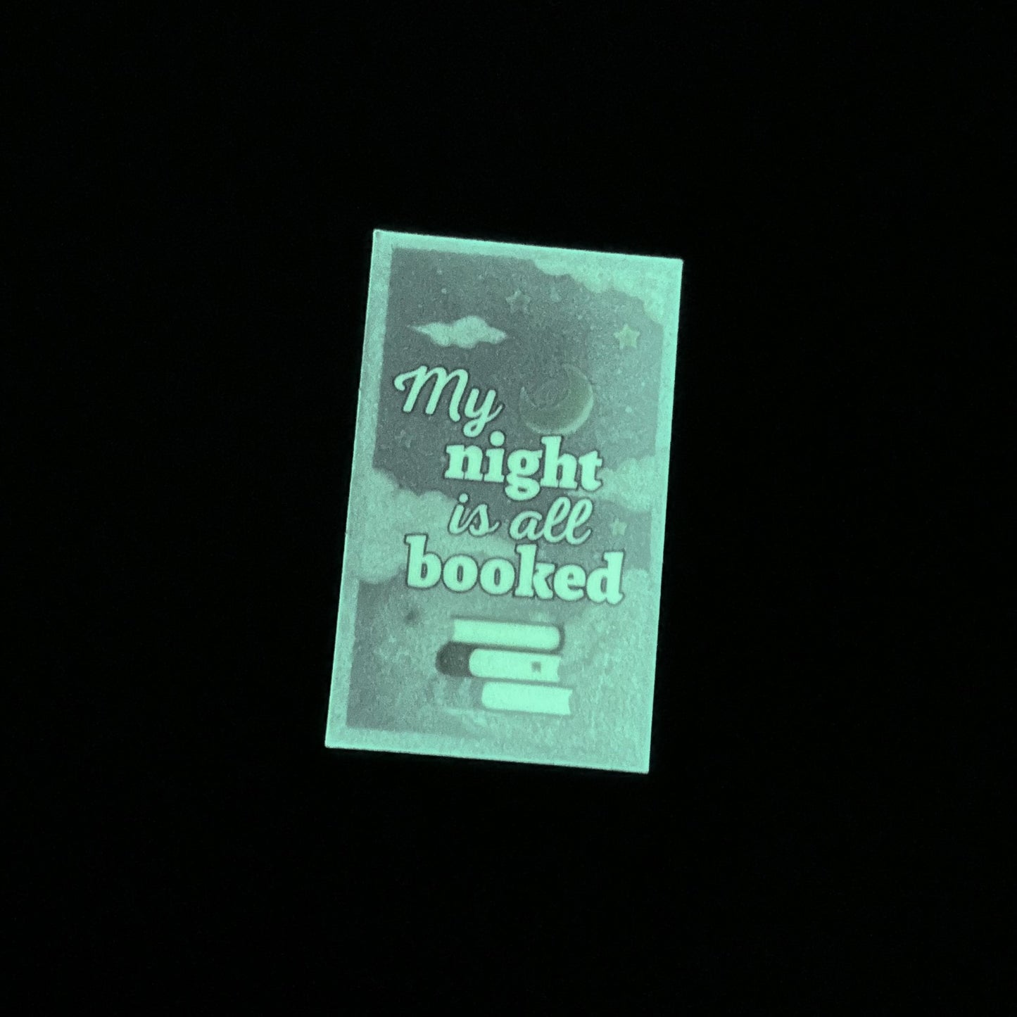 Glow in the Dark Bookish Vinyl Sticker