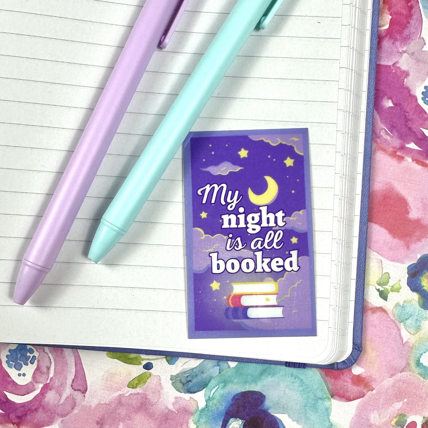 Glow in the Dark Bookish Vinyl Sticker