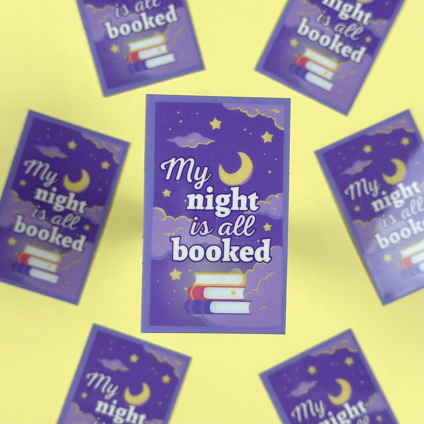 Glow in the Dark Bookish Vinyl Sticker