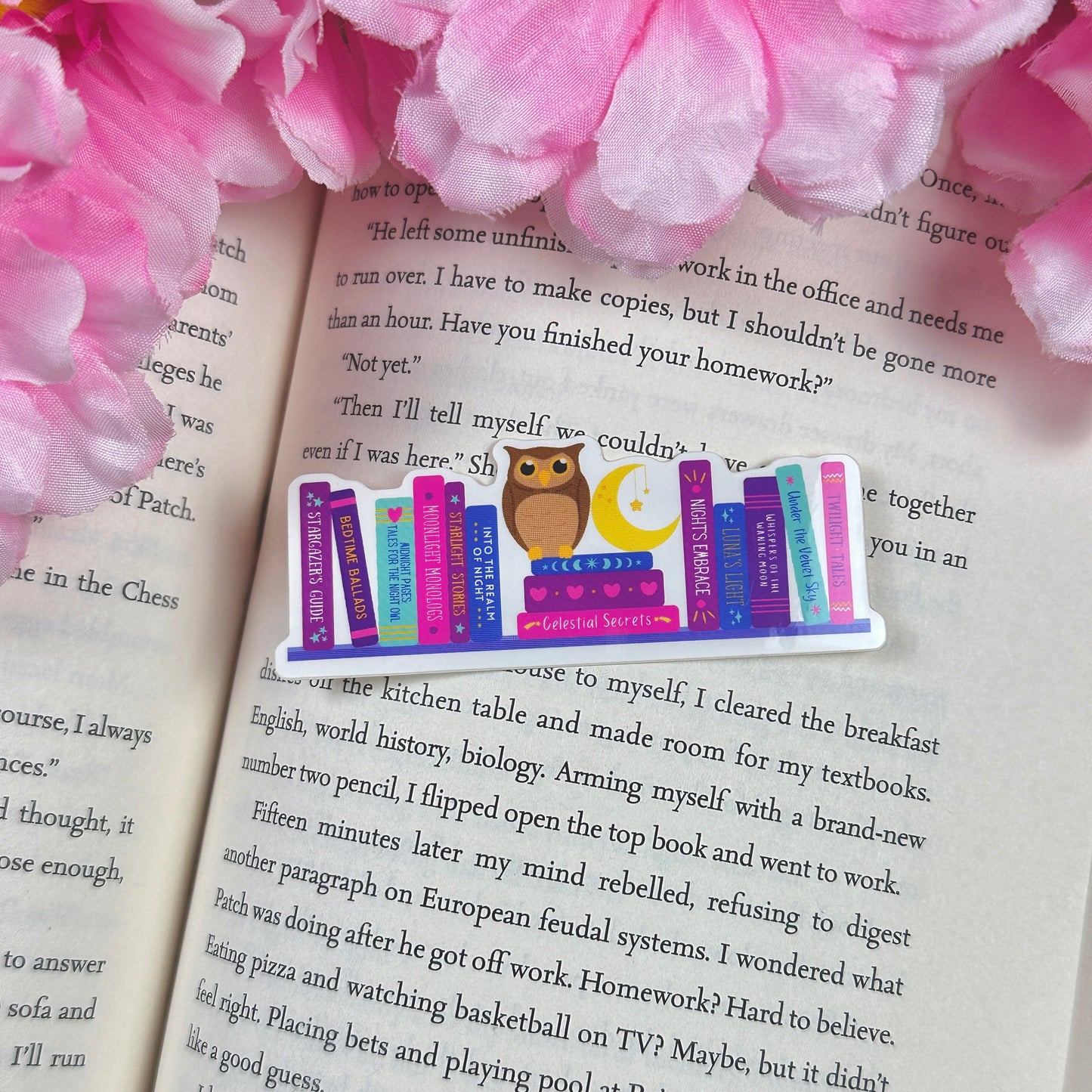 Late Night Reader Vinyl Sticker