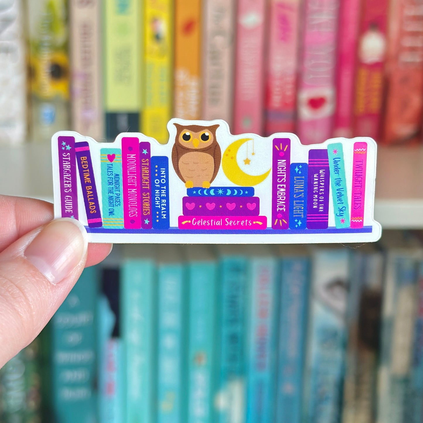 Late Night Reader Vinyl Sticker