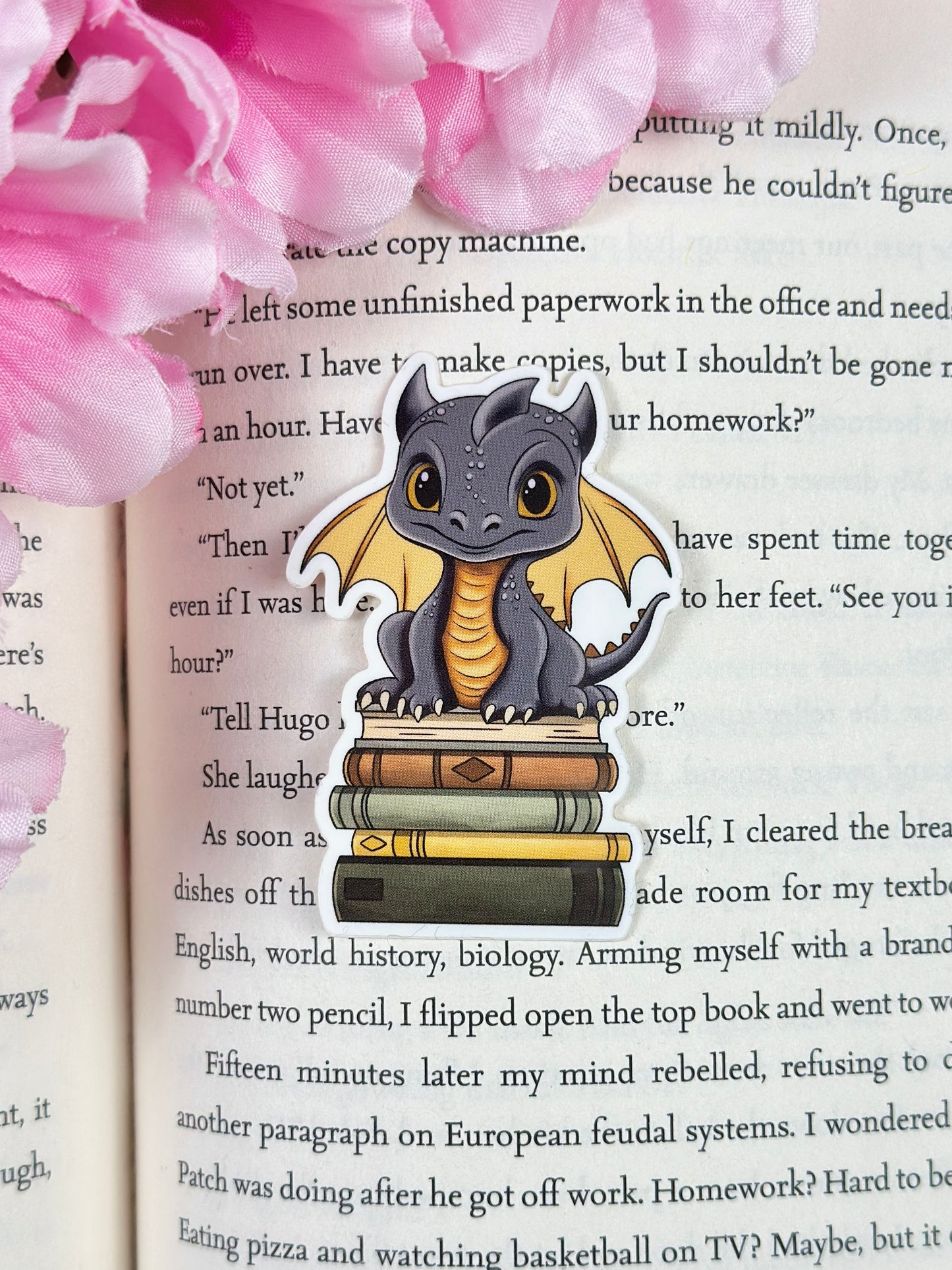 Black Dragon Vinyl Sticker