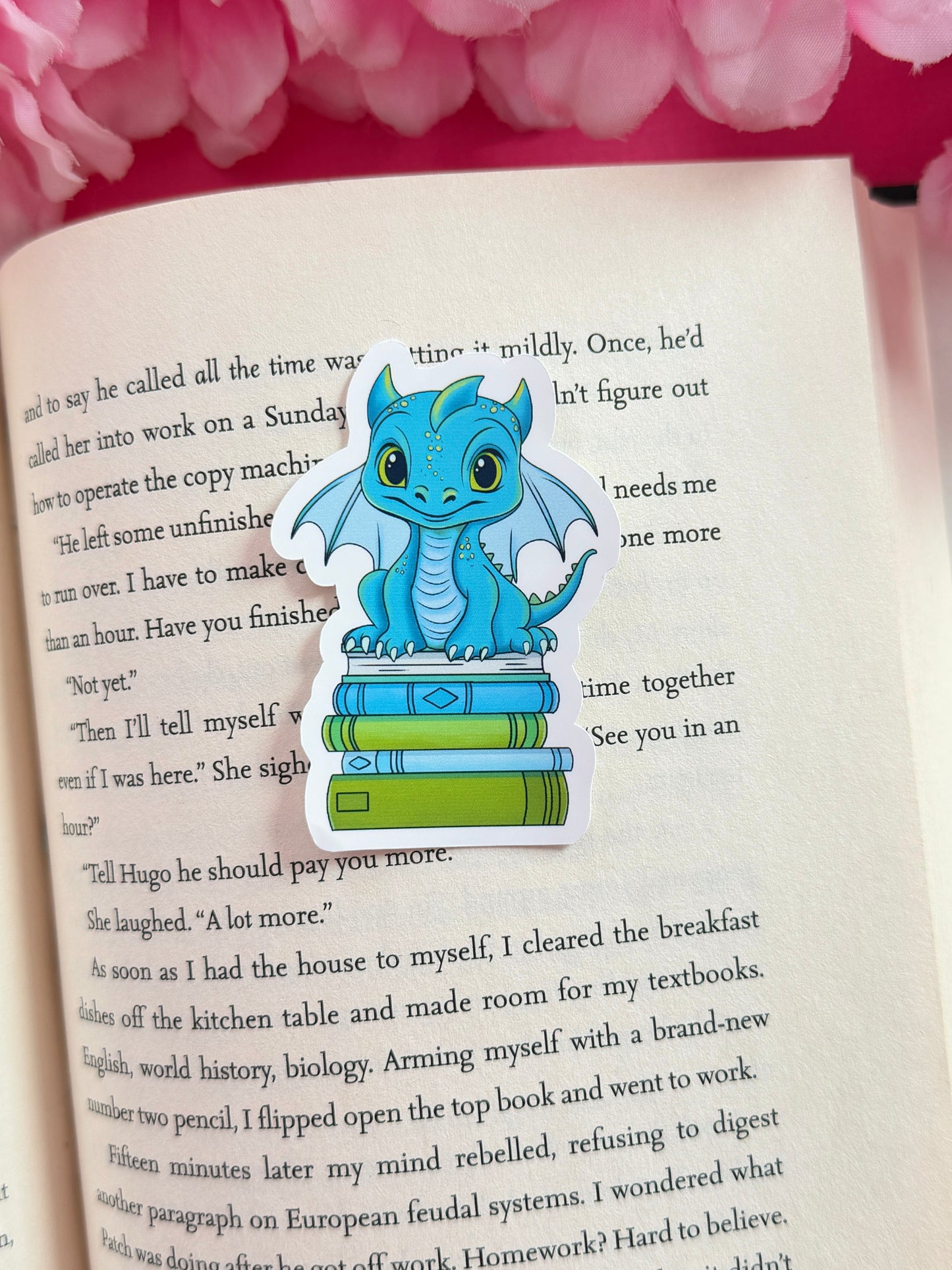 Blue Dragon Vinyl Sticker