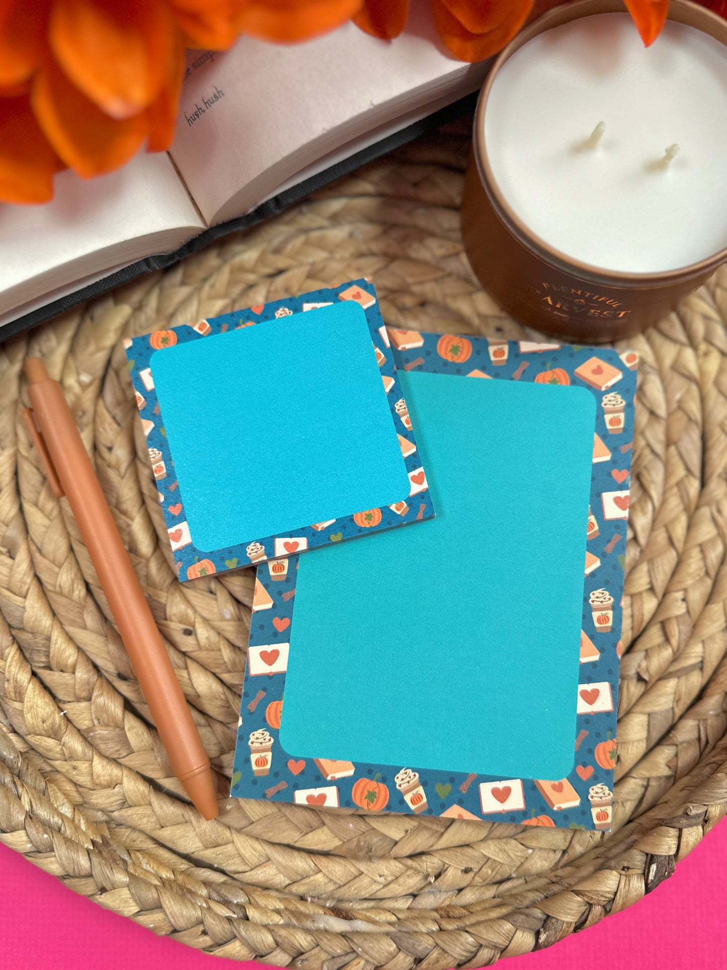 Pumpkins & Coffee Stationery Set