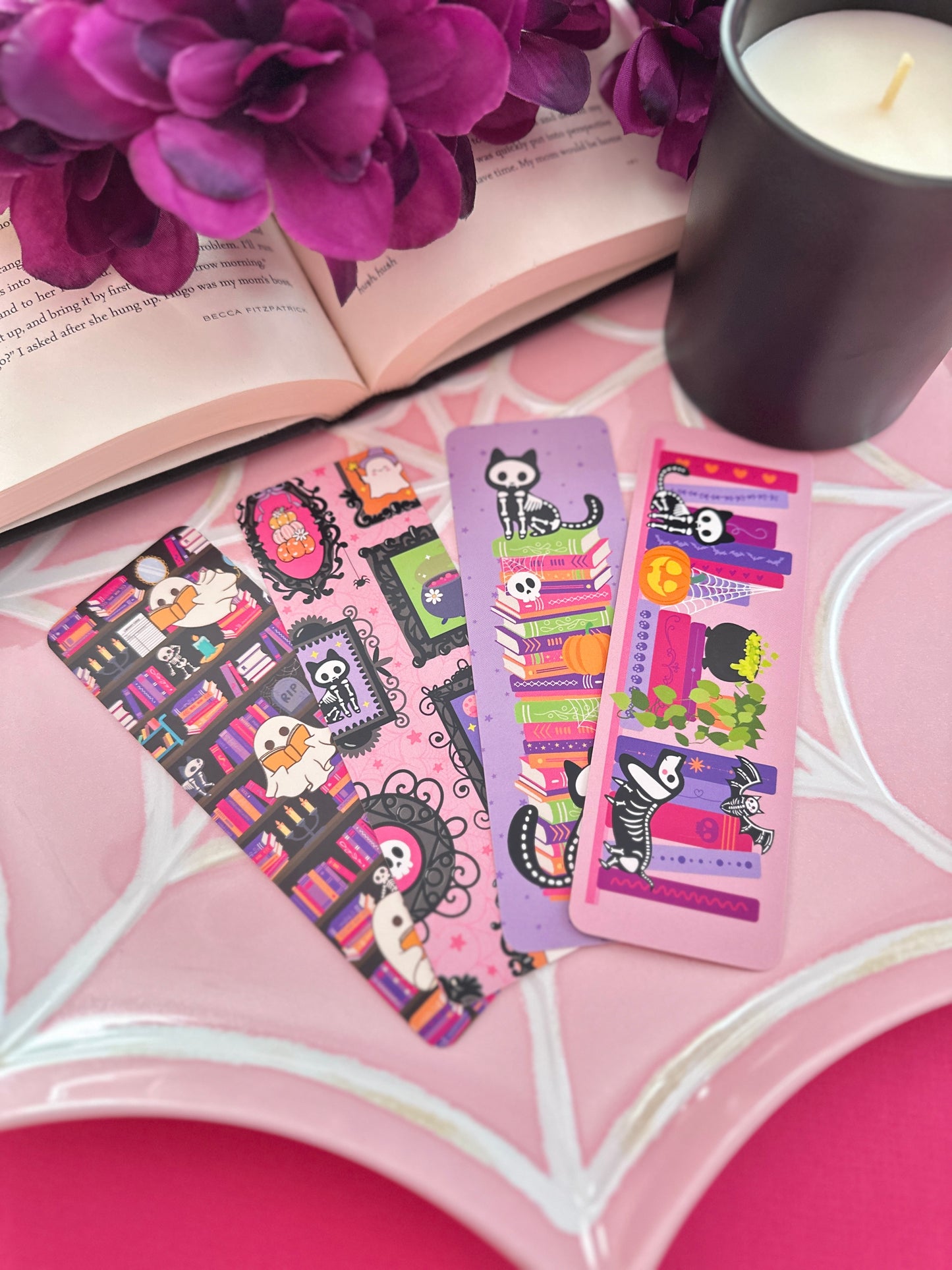 Halloween Bookmark Set