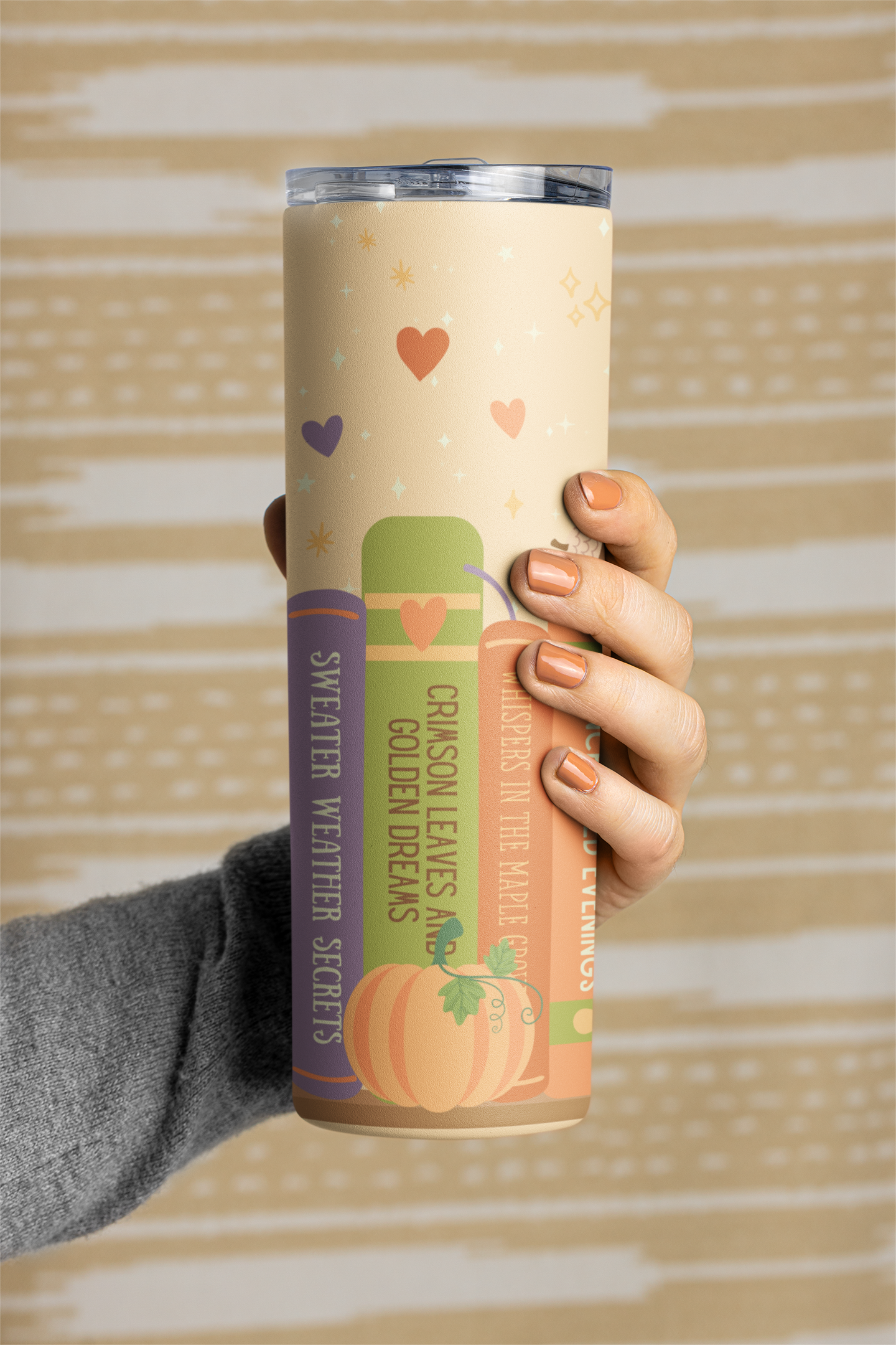 Autumn Bookshelf Tumbler