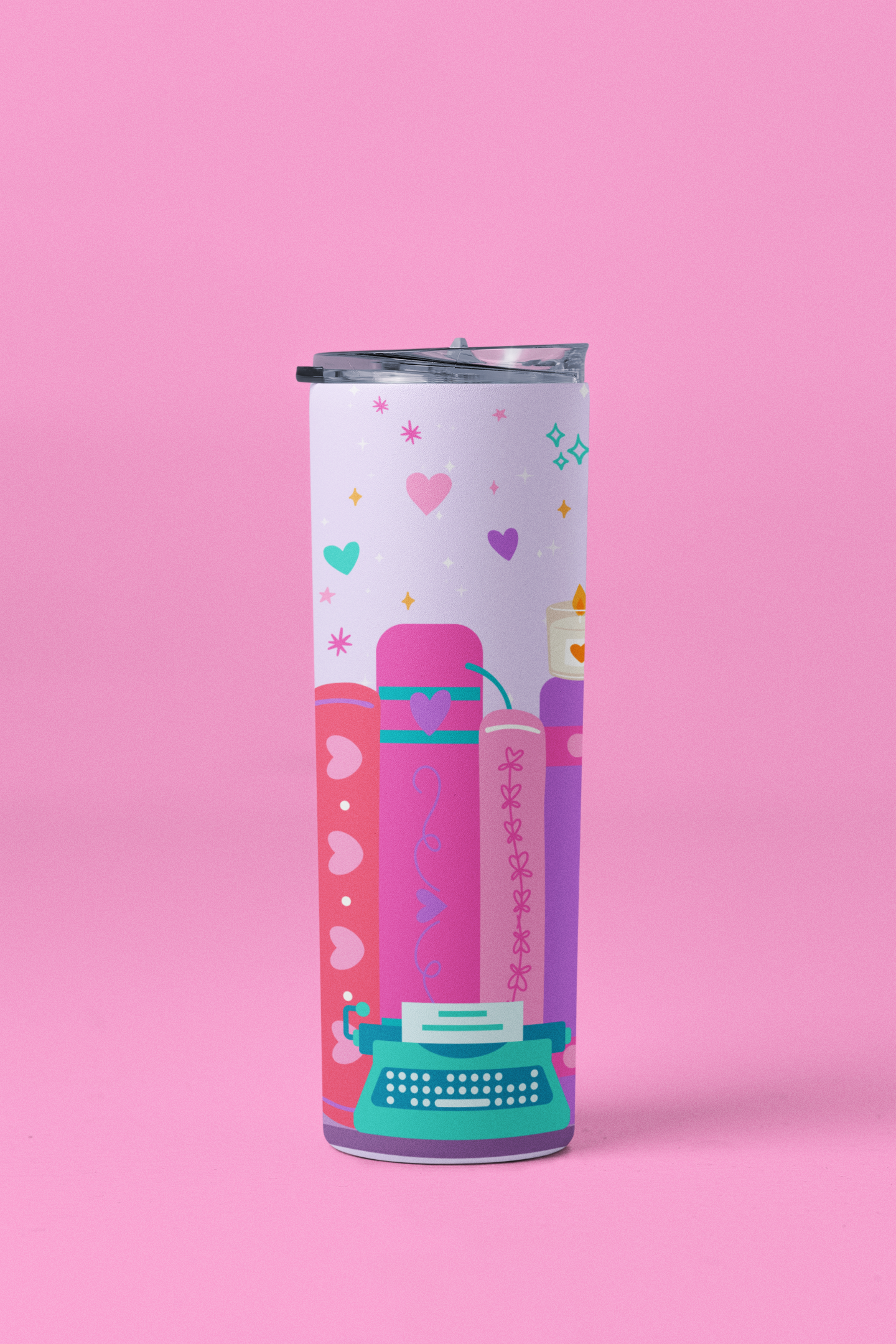 Dog Lover Bookshelf Tumbler