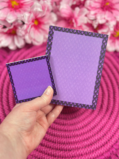 Purple Dragon Scale Stationery Set