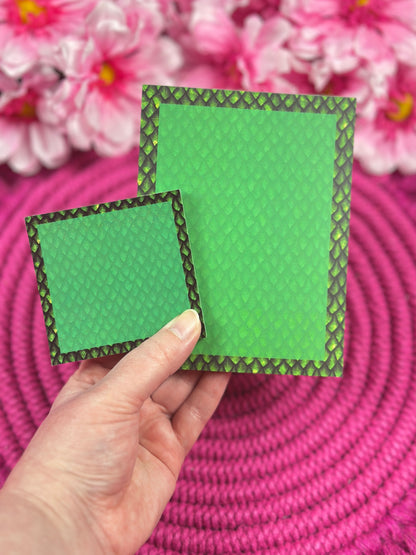 Green Dragon Scale Stationery Set