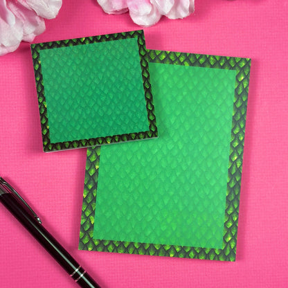 Green Dragon Scale Stationery Set