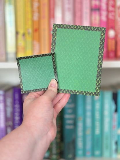 Green Dragon Scale Stationery Set