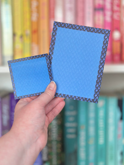 Blue Dragon Scale Stationery Set