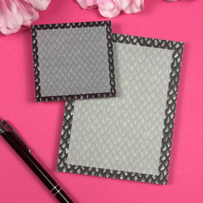 Black Dragon Scale Stationery Set