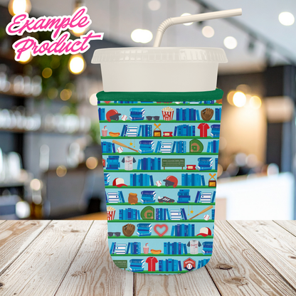 Baseball Romance Bookshelf Seamless Pattern