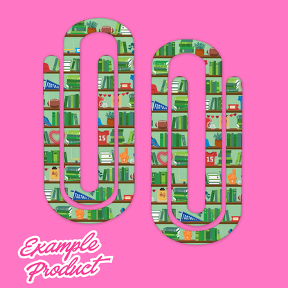 Football Romance Bookshelf Seamless Pattern