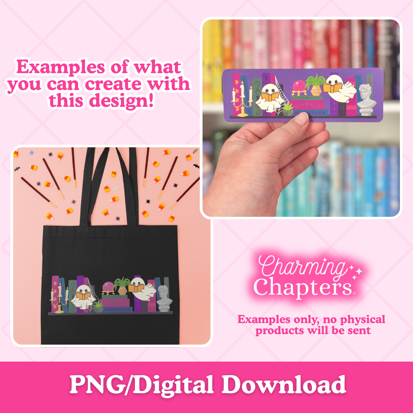 Haunted Bookshelf Clipart