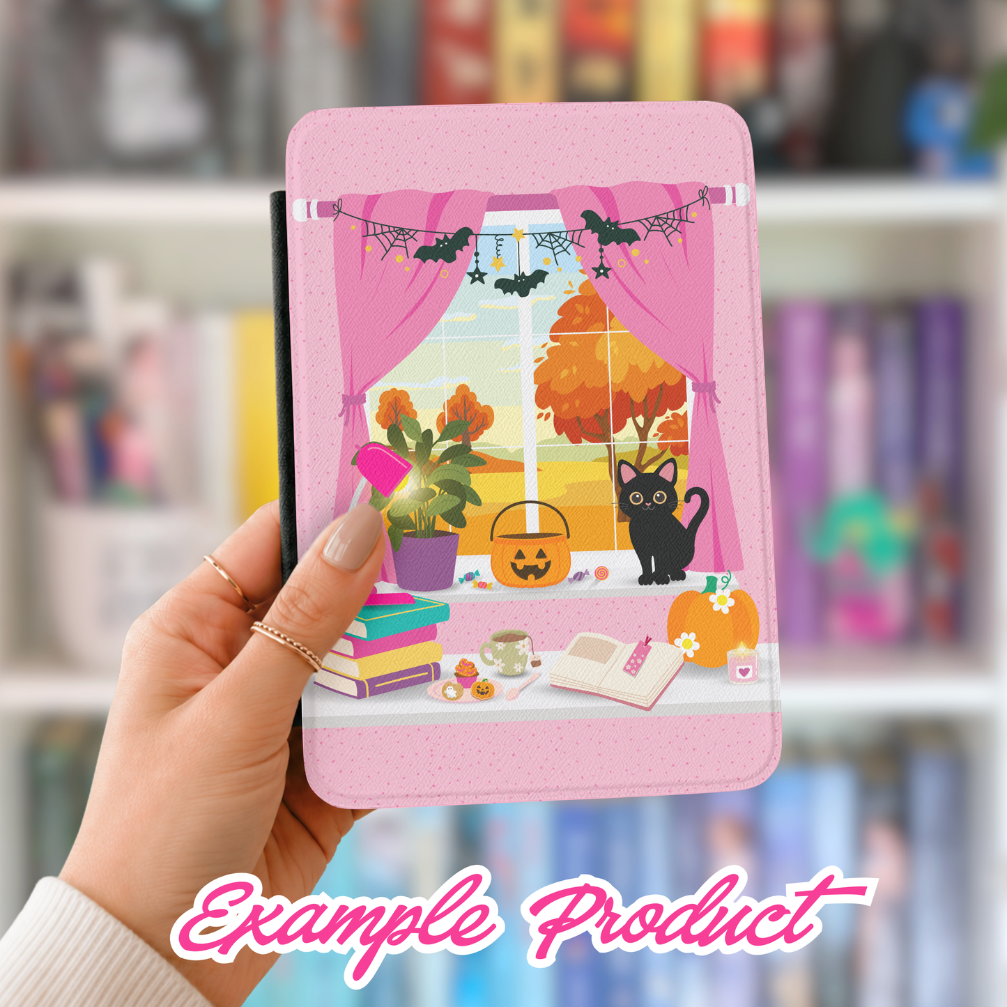 Halloween Book Nook Clipart