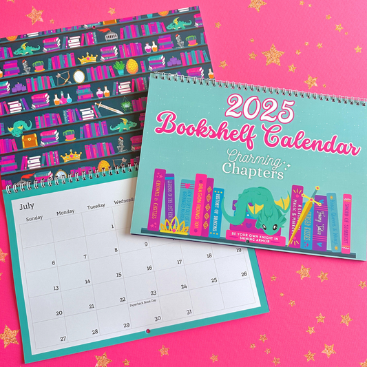 2025 Bookish Wall Calendar