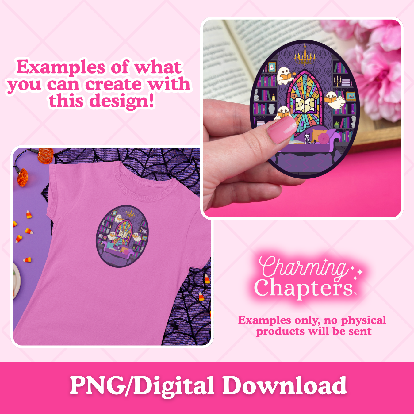 Haunted Library Clipart