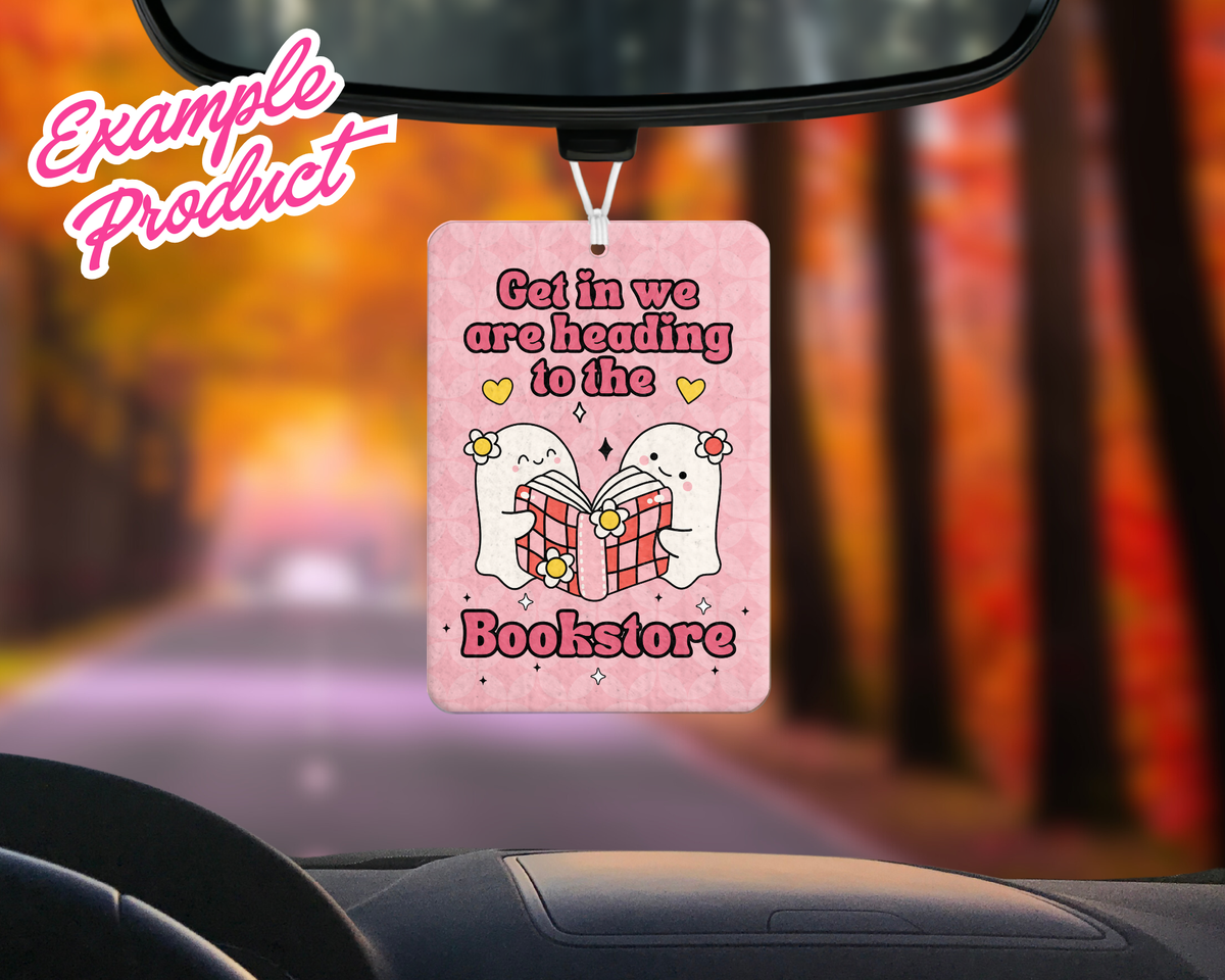 Bookstore Car Freshener Design