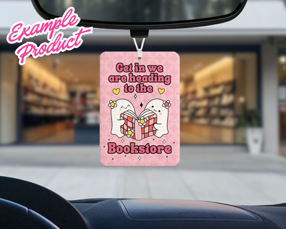 Bookstore Car Freshener Design
