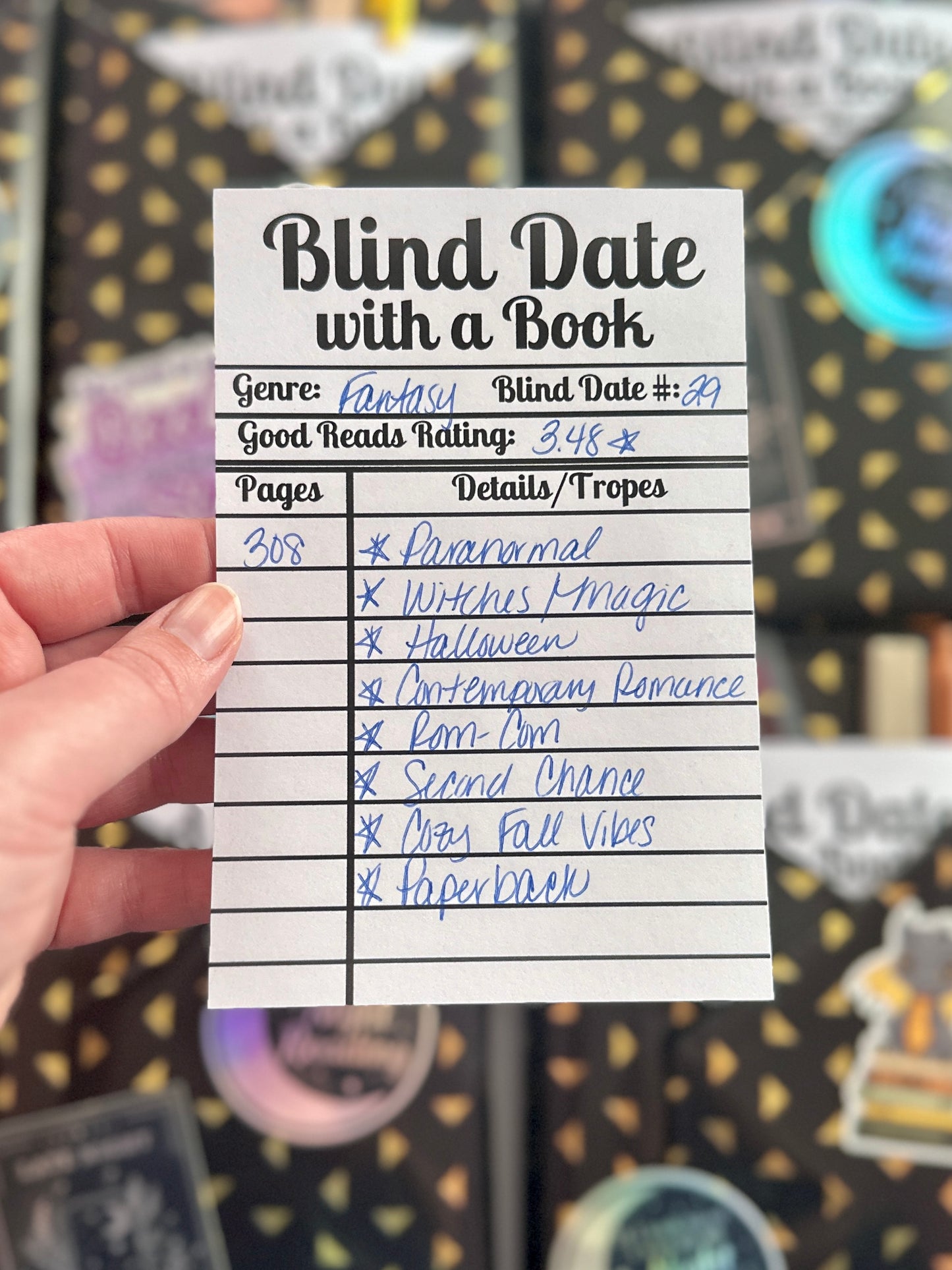 Blind Date with a Book:  Fantasy/Romantasy