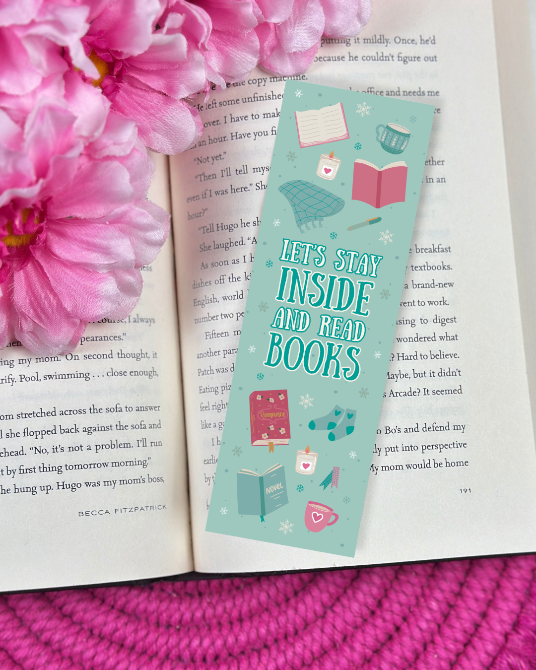 Winter Reads Bookmark