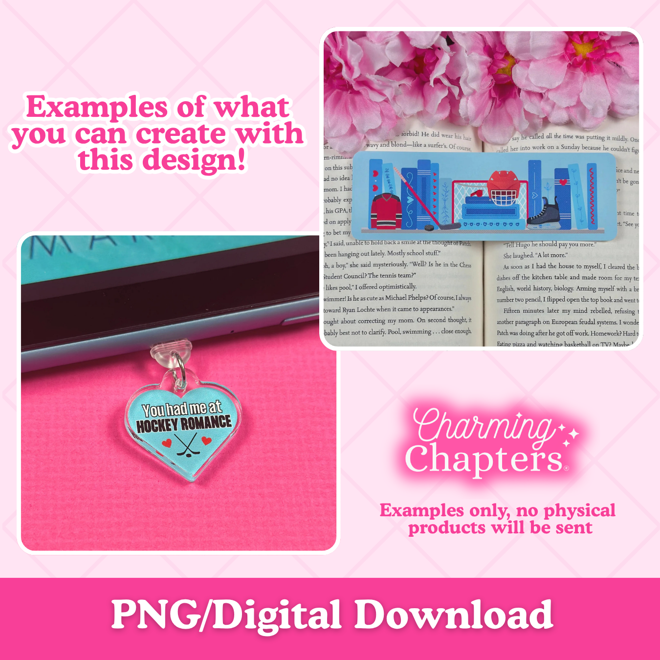 Hockey Romance PNG Bundle