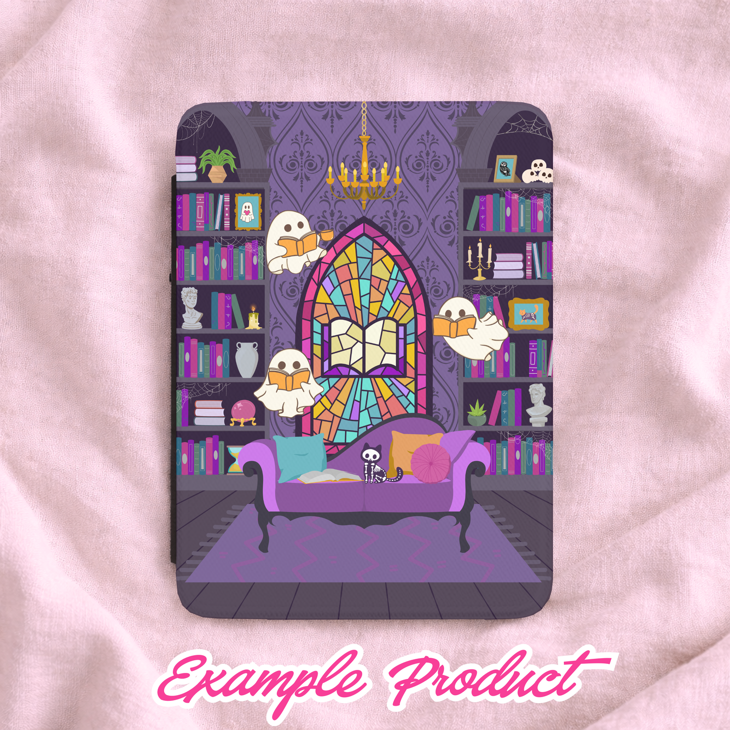 Haunted Library Clipart