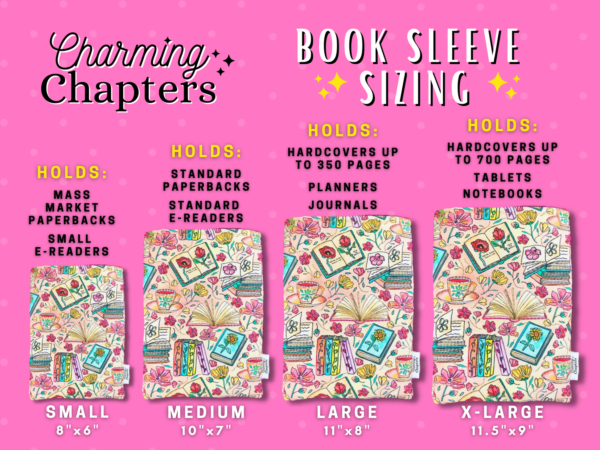Library Card Book Sleeve MEDIUM: 10"x7" Library Card Book Sleeve MEDIUM: 10"x7"