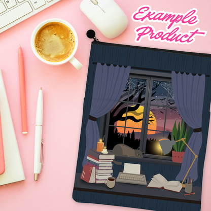 Dark Reading Nook Clipart