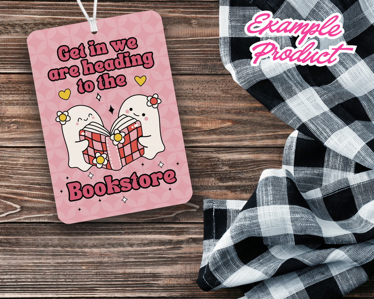 Bookstore Car Freshener Design