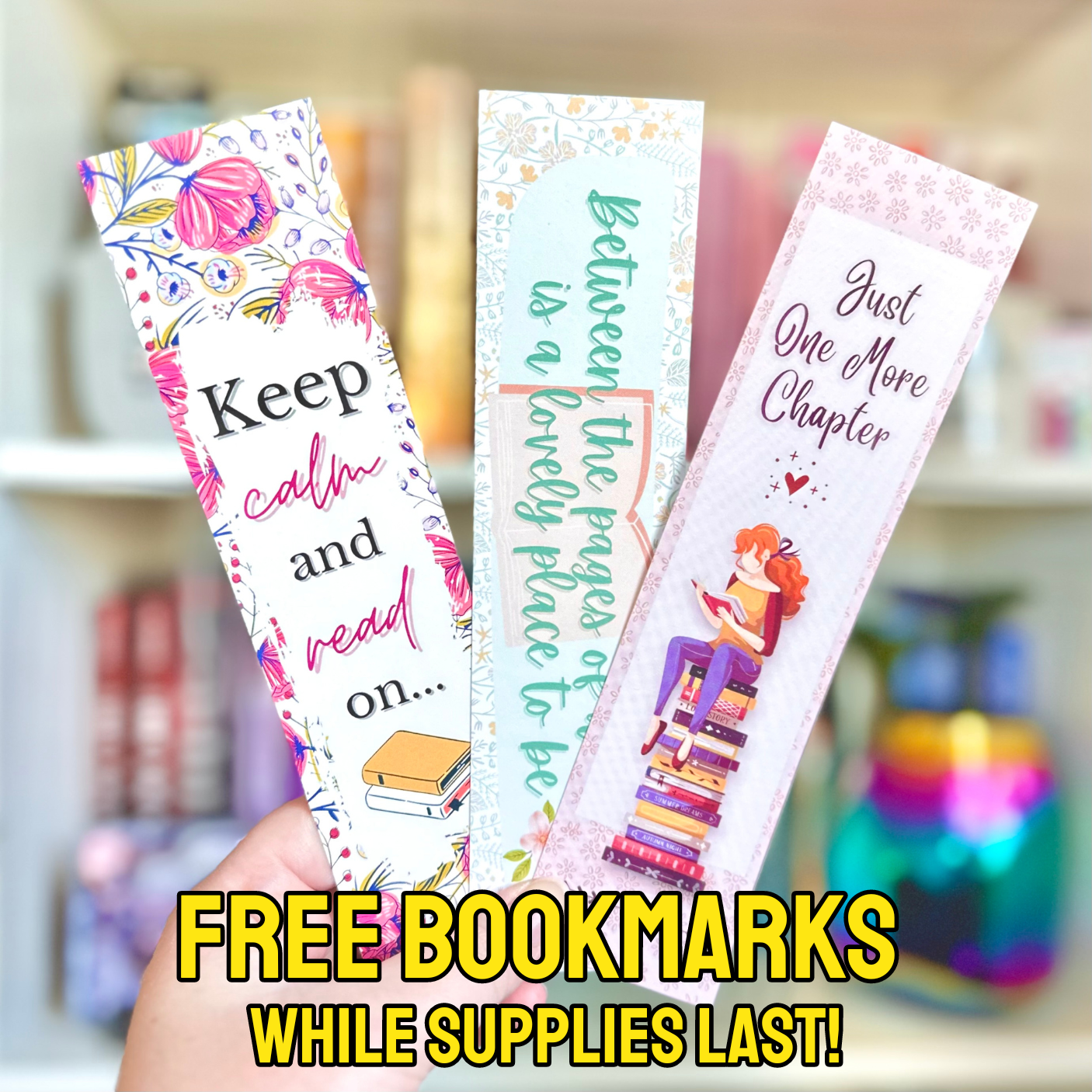 FREE BOOKMARKS!