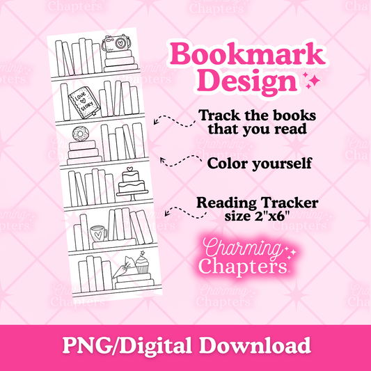 Bakery Reading Tracker Bookmark