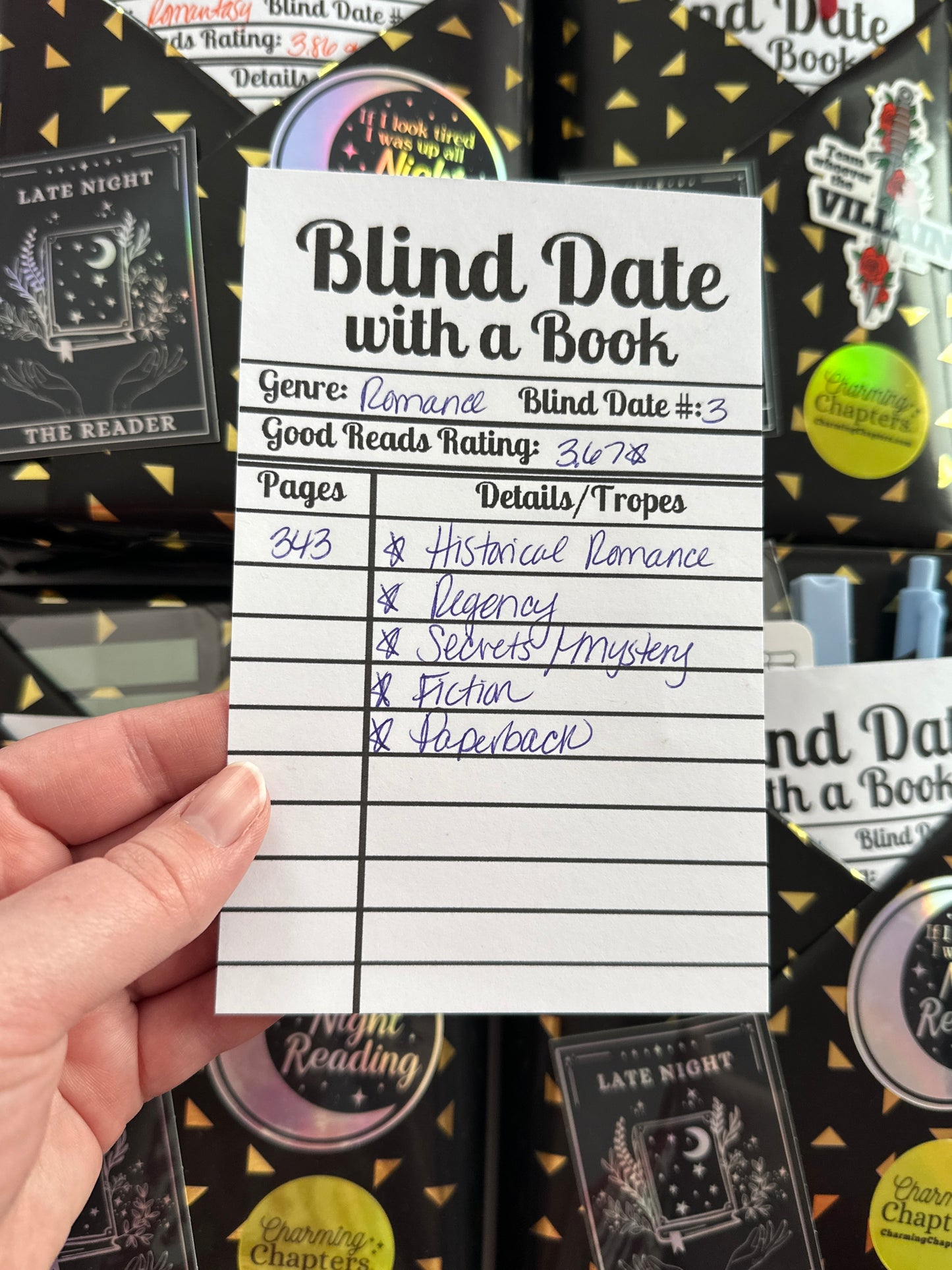 Blind Date with a Book:  Historical Romance