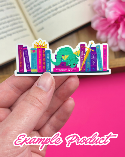 Romantasy Bookshelf Clipart