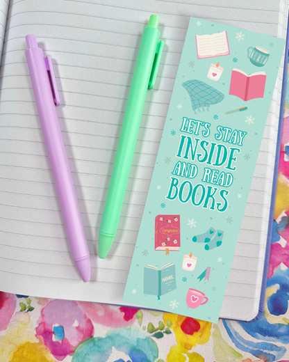 Winter Reads Bookmark