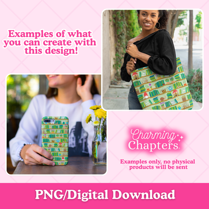 Gnome Garden Seamless Pattern