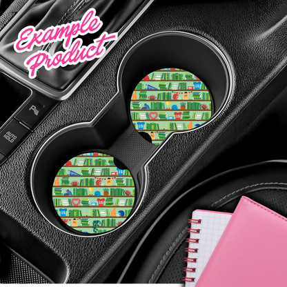 Football Romance Bookshelf Seamless Pattern