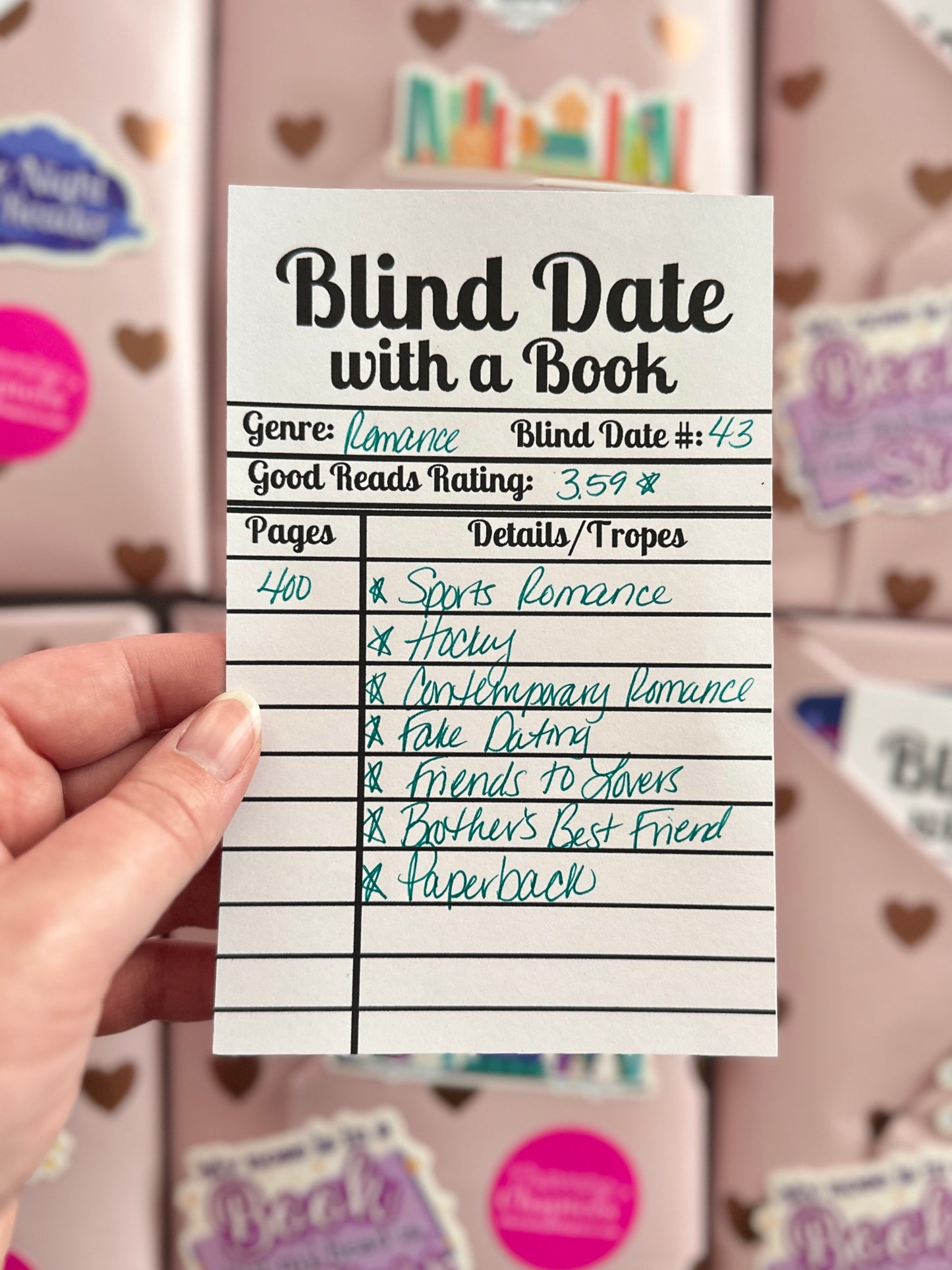 Blind Date with a Book:  Contemporary Romance